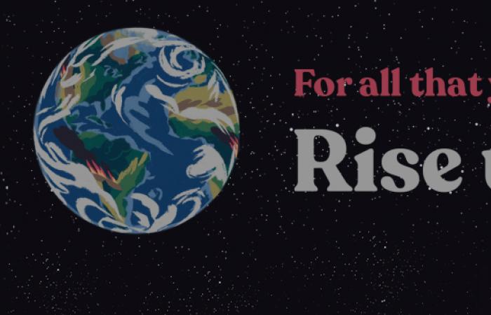 Ecology Center Rise Up logo